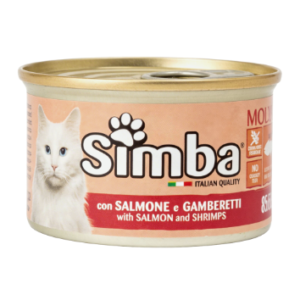 Simba Cat Mousse Somon/Creveti 85 g