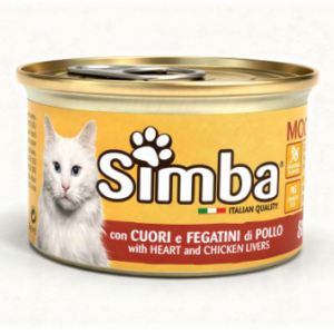 Simba Cat Mousse Inima/Pui/Ficat 85 g