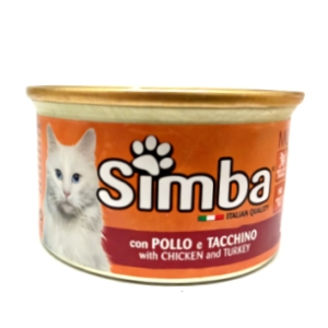 Simba Cat Mousse Pui/Curcan 85 g