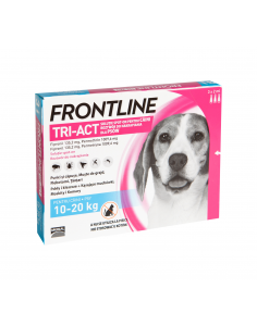 Antiparazitar caini Frontline Tri-Act M (10-20 kg), 1 pipeta