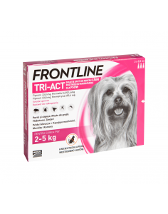 Antiparazitar caini Frontline Tri-Act XS (2-5 kg), 1 pipeta