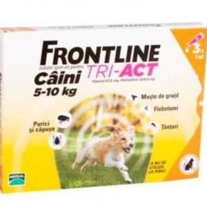 Antiparazitar caini Frontline Tri-Act S (5-10 kg), 1 pipeta