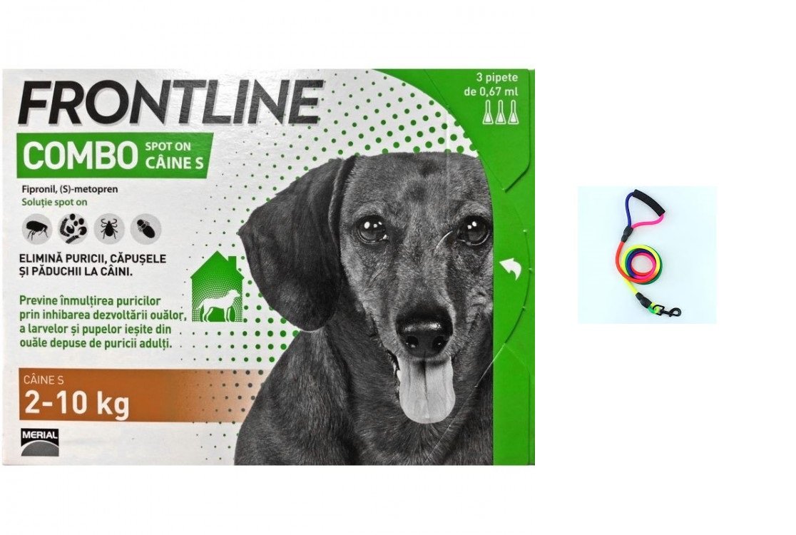 Antiparazitar caini Frontline Combo S (2-10 kg), 3 pipete