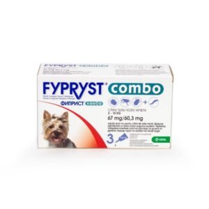 Solutie antiparazitara caini talie mica Fypryst Combo Dog S (2-10 kg), 3 pipete