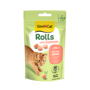 Rulouri pentru pisici Gimcat Rolls cu somon 50 g