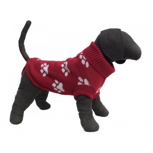 Hainuta Tricot Pentru Caini Rosie Xl 44 Cm