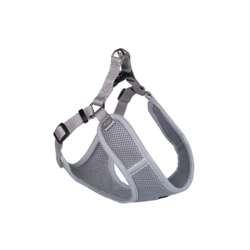 Ham ajustabil, gri, din mesh, reflectorizant, 33-41 cm