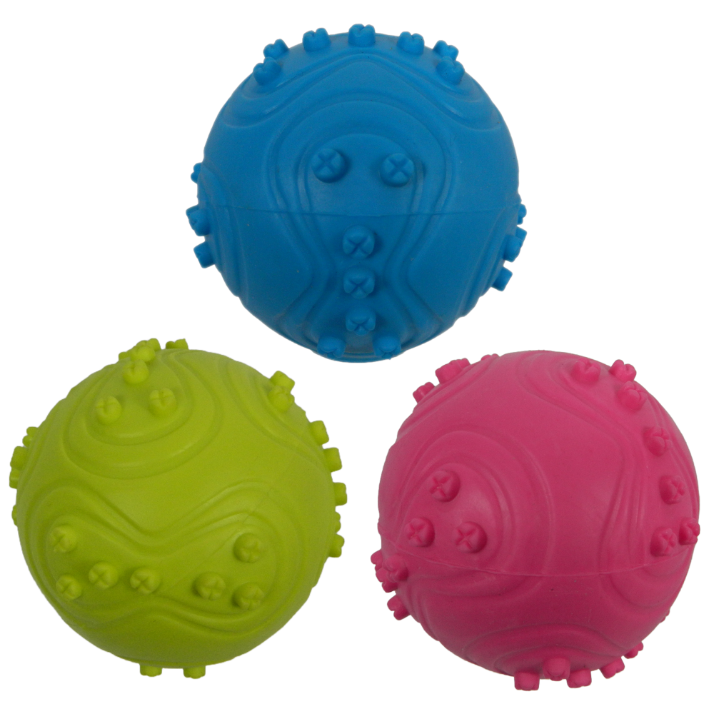 Jucarie minge latex dental Ø 6 cm