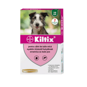 Zgarda antiparazitara pentru caini Kiltix, 38 cm