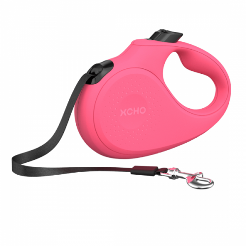 Lesa retractabila pentru caini XS, roz, lungime 3 m