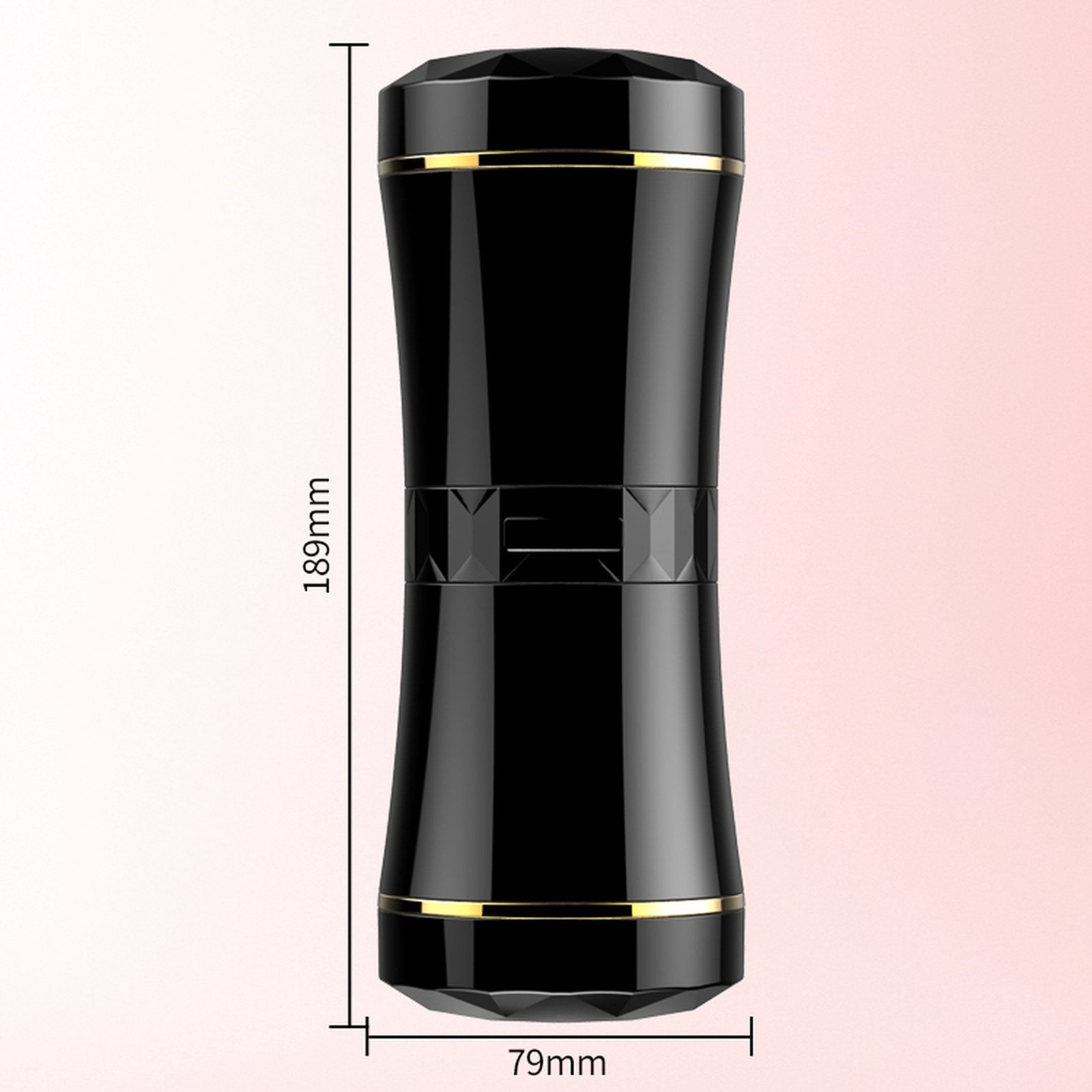 Masturbator FOX ultrarealist, cu capat dublu si material CyberSkin, negru - imagine 6