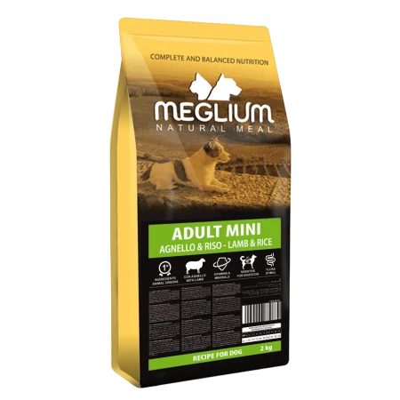 Meglium Dog Adult Mini LambRice 7 Kg