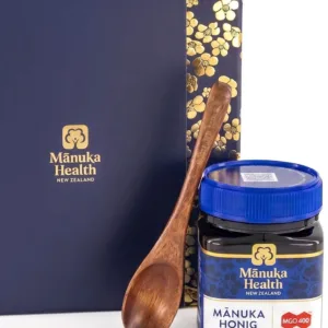 (EDITIE LIMITATA) Miere de Manuka MGO 400+ UMF 13+ (250g) (set cu lingurita inclusa) | Manuka Health