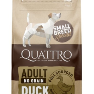 Quattro Dog Small Breed No Grain Adult Rata 1.5 kg