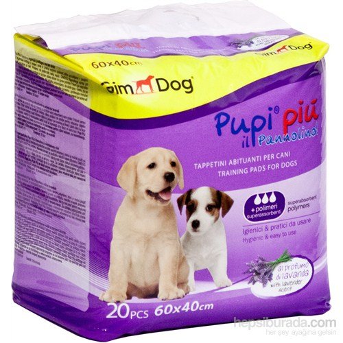 Covorase absorbante cu lavanda, GimDog, 40 x 60 cm, 20 bucati