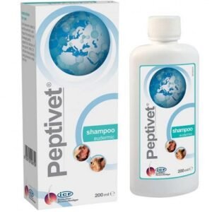 Sampon eudermic, Peptivet, pentru caini si pisici, 200 ml