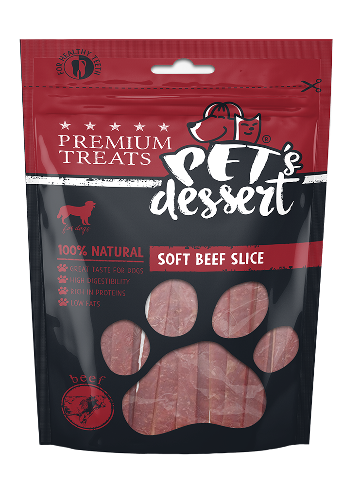Pet s Desert Dog Soft Beef Slice 80 Gr LSB-02