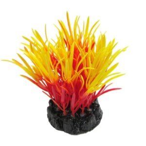 Resun Planta Plastic Sea Grass Red/Yellow 10 cm