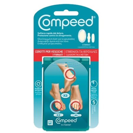 Plasturi pentru basici Compeed Mixt, 5 bucati