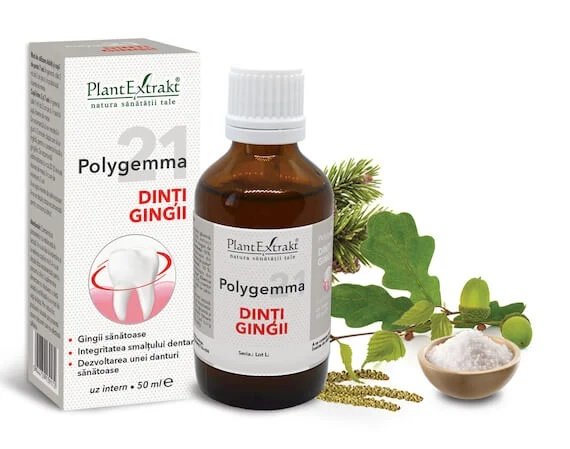 Polygemma 21 dinti, Gingii, 50 ml, Plant Extrakt