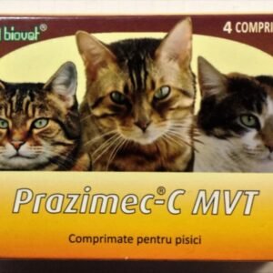 Antiparazitar intern extern pisica, Prazimec C, 4 comprimate