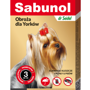 Zgarda antiparazitara pentru caini Sabunol Dog GPI (2-10 kg), 35 cm