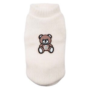 Pulover Teddy Bear - XS - Crem
