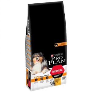 Purina Pro Plan OptiBalance, pui, hrana uscata pentru caini adulti de talie medie, 14 kg