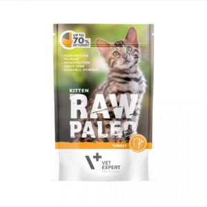 Raw Paleo Kitten Carne de Curcan, 100 g
