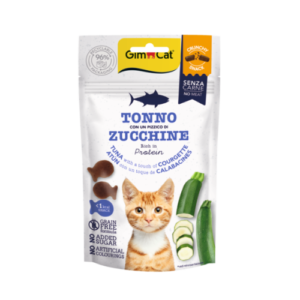 Recompense pentru pisici Gimcat Crunchy ton si dovlecel 50 g