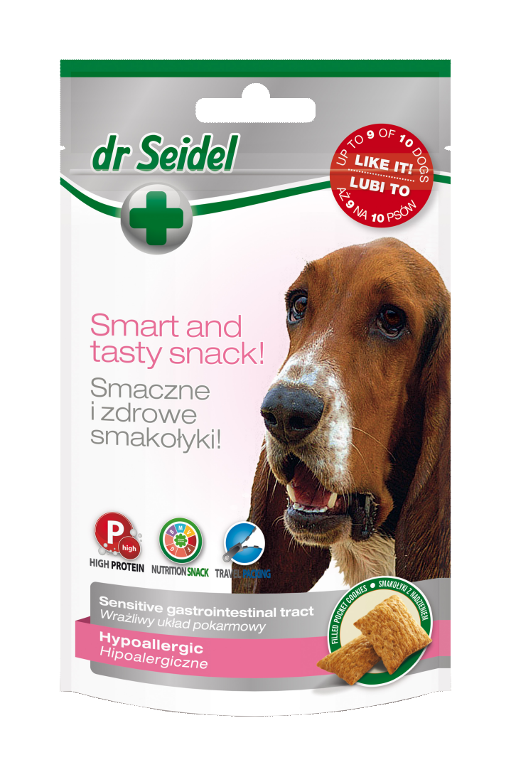 Recompense pentru caini hipoalergici, Dr. Seidel, 90g