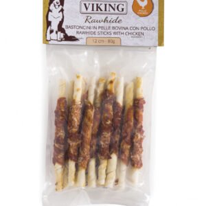 Recompense Viking Batoane Piele cu Pui 12 cm 10 buc