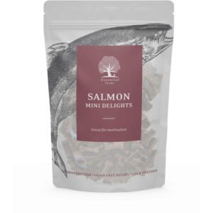 Recompense pentru caini Essential Mini Delights Somon 100g