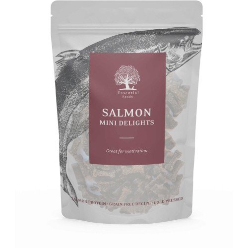 Recompense pentru caini Essential Mini Delights Somon 100g