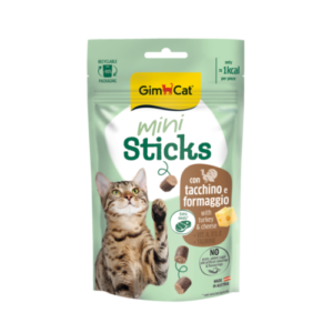 Recompense Gimcat Mini Sticks cu cascaval si curcan 50 g