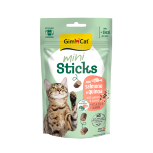 Recompense Gimcat Mini Sticks cu somon si quinoua 50 g
