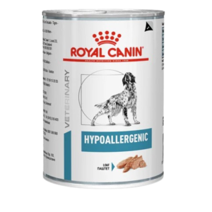 Royal Canin Hypoallergenic, conserva 400g, hrana umeda caini adulti cu reactii adverse la alimente