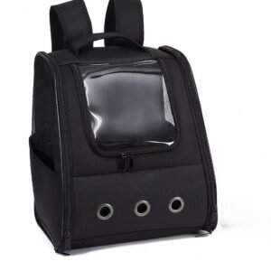 Rucsac Pentru Transport Pisici, 4Dog Deluxe, Negru, Oxford 32x28x37 cm