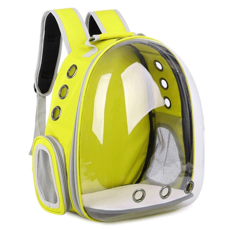 Rucsac Pentru Transport Pisici, GalbenTransparent, 31x42x28 cm