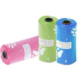 Saci igenici color & labute 3 role/15 buc