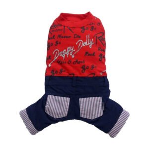 Salopeta tricou cu pantaloni - L