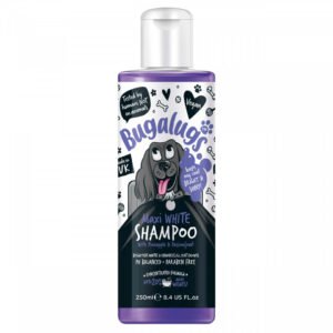 Sampon pentru caini cu blana alba, Bugalugs Maxi White - 250ml