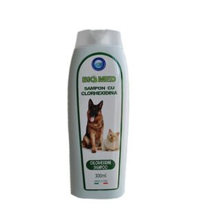 Sampon pentru caini si pisici cu clorhexidina Bio Med, 300 ml