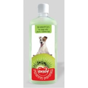Sampon Pentru Caini Enjoy Frutty Short Hair,cu Kiwi, 300 Ml