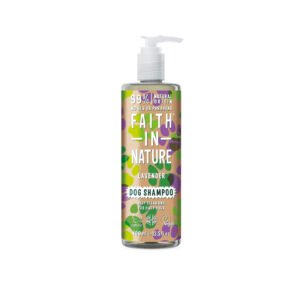 Sampon Vegan Pentru Caini, Curatare Profunda, cu Lavanda, Faith In Nature 400 Ml