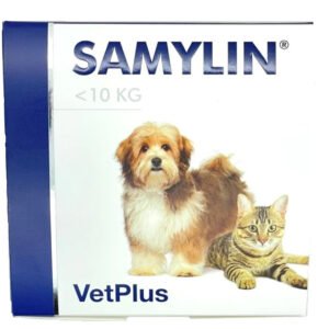Samylin Small Breed: supliment hepatic pentru câini și pisici, 30 plicuri x 1 g