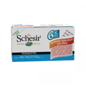 Schesir hrana umeda pentru pisici, cu ton, 6 x 50 gr