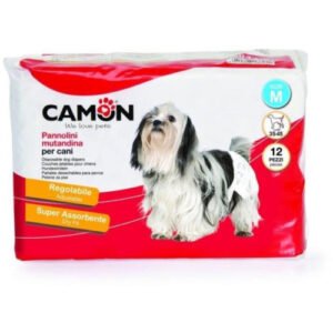 Scutece pentru caini Camon M, 12 bucati