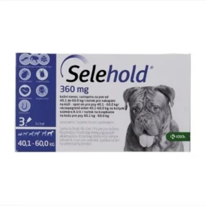Selehold Antiparazitar pentru Caini 3 Pipete