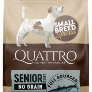 Quattro Dog Small Breed No Grain Senior 7 kg